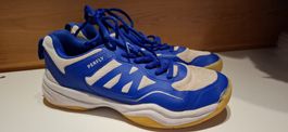 Hallenschuhe Perfly blau weiss gr. 34 guter gebrauchter Zust