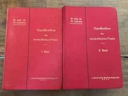 Lexikon tierärztliche Praxis von G. Uebele Band 1 und 2