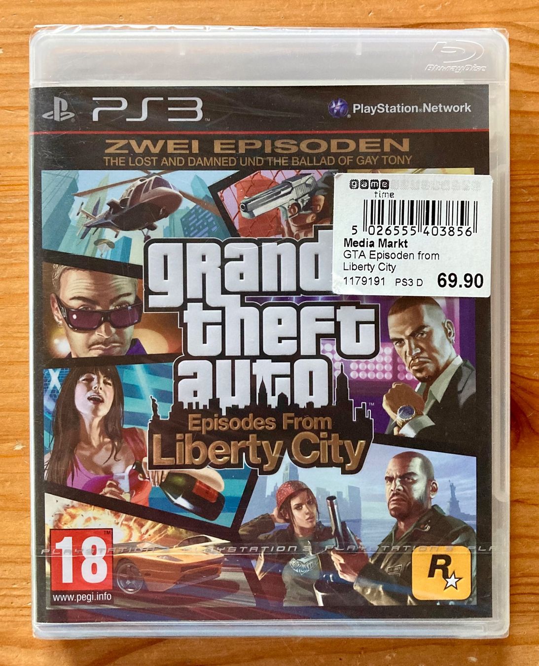 GTA Episodes From Liberty City NEU Sealed PS3 Neu Und Gta Episodes From Liberty City Neu Sealed Ps3