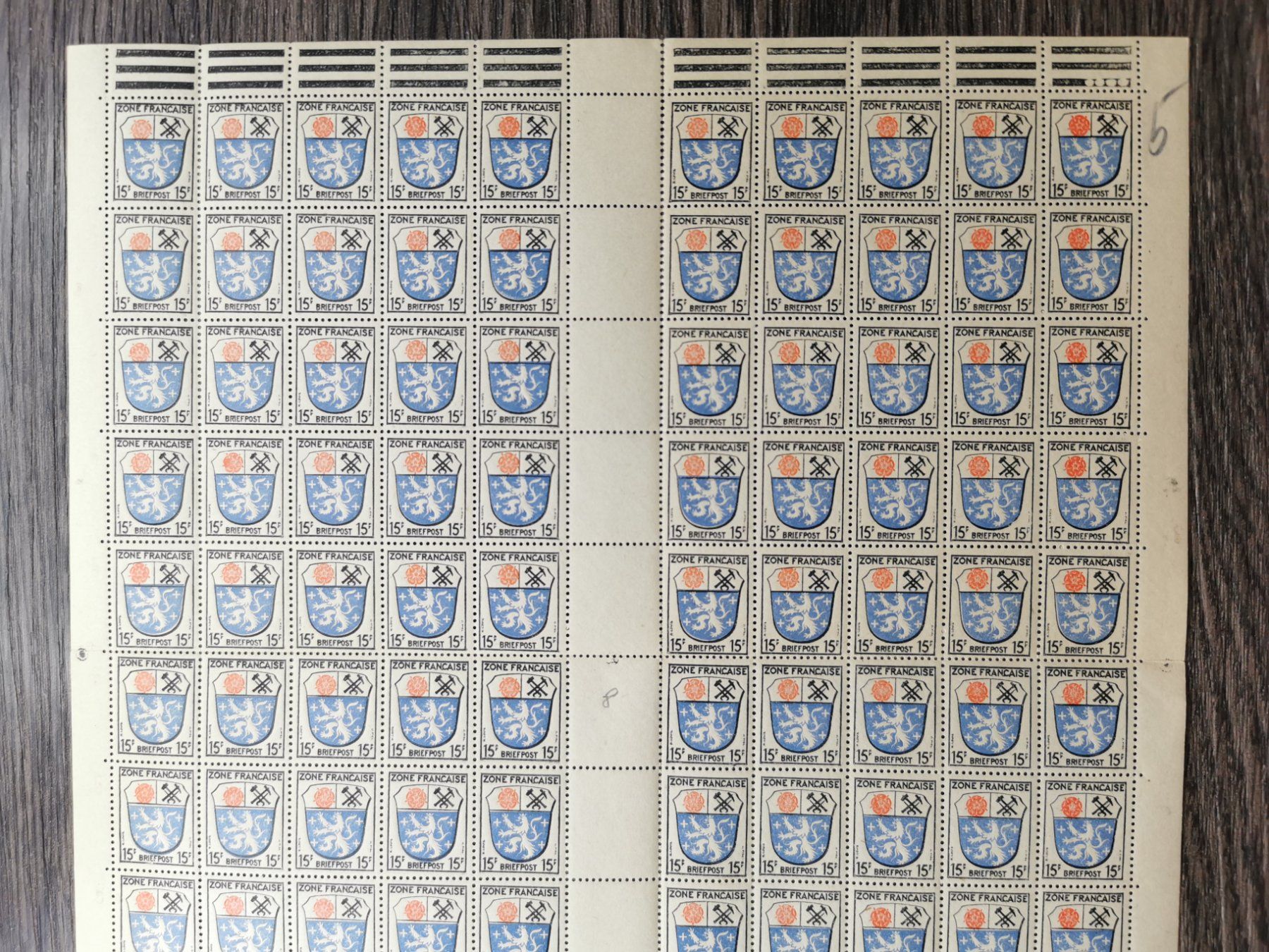 Alle Briefmarken: TR68 Bloc Timbre France 1946 – Gebraucht aus Cousset von Patrick_Collections 2