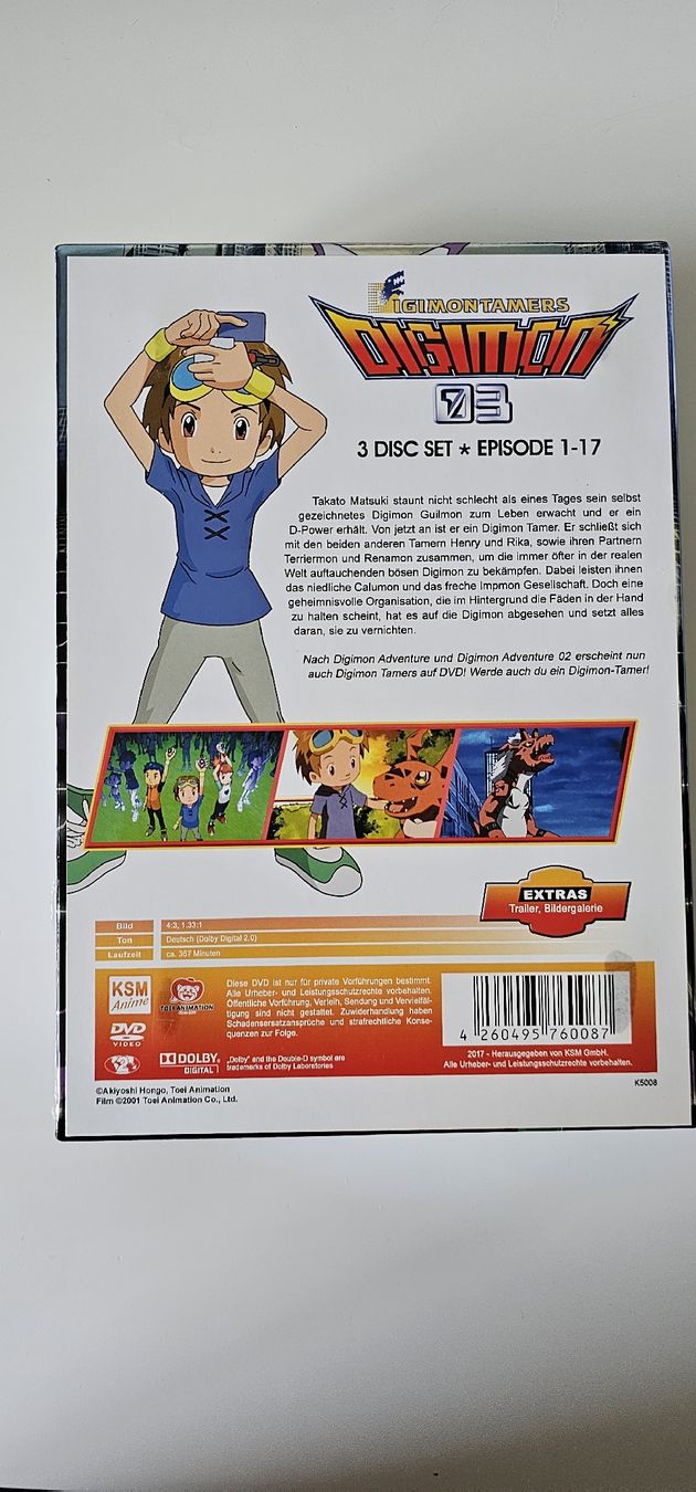 Tutti i DVDs: Digimon Box (komplette 3 Staffel) – Nuovo (secondo la descrizione) da Kriens venduto da Merida67 1