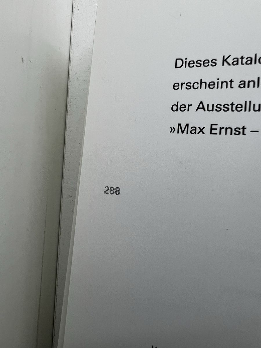 Libri: Max Ernst Die Retrospektive – Usato da Wettingen venduto da NickInc 8