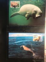 WWF Vanuatu 1988 Satz Dugong Seekuh Maximumkarten