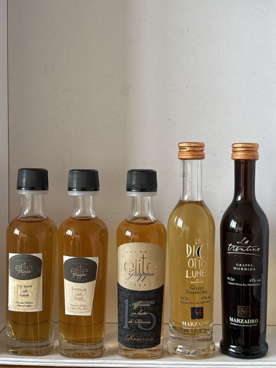 Spirituosen: 5x 4cl Grappa – Neu und originalverpackt aus Arlesheim von boensen77