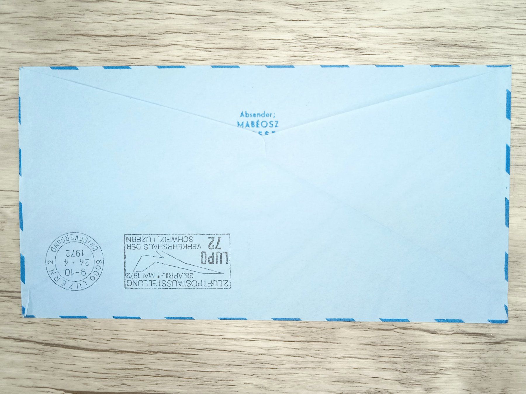 Tutti i francobolli: TR70 Enveloppe + Timbre Hongrie 1972 – Usato da Cousset venduto da Patrick_Collections 1
