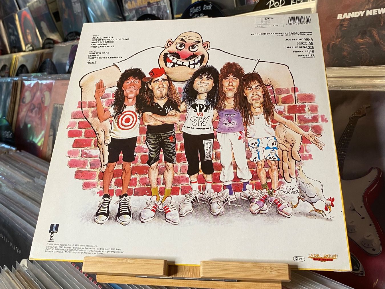 Dischi in vinile: ANTHRAX - STATE OF EUPHORIA...OG EU 1988...VG/VG+ – Usato da Gals venduto da Diskopatshop 1
