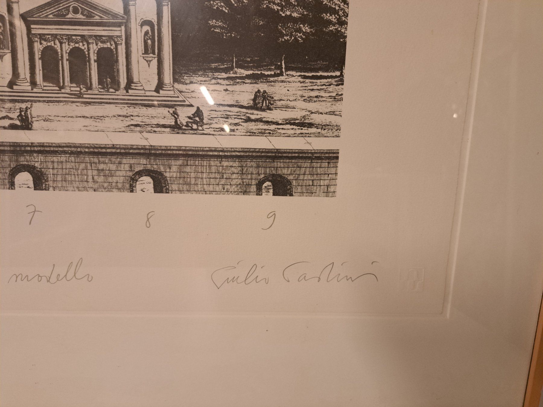 Grafiken & Lithographien: Original Litho Giulio Paolini/ modello del tempio – Gebraucht aus Belp von deal-now 1