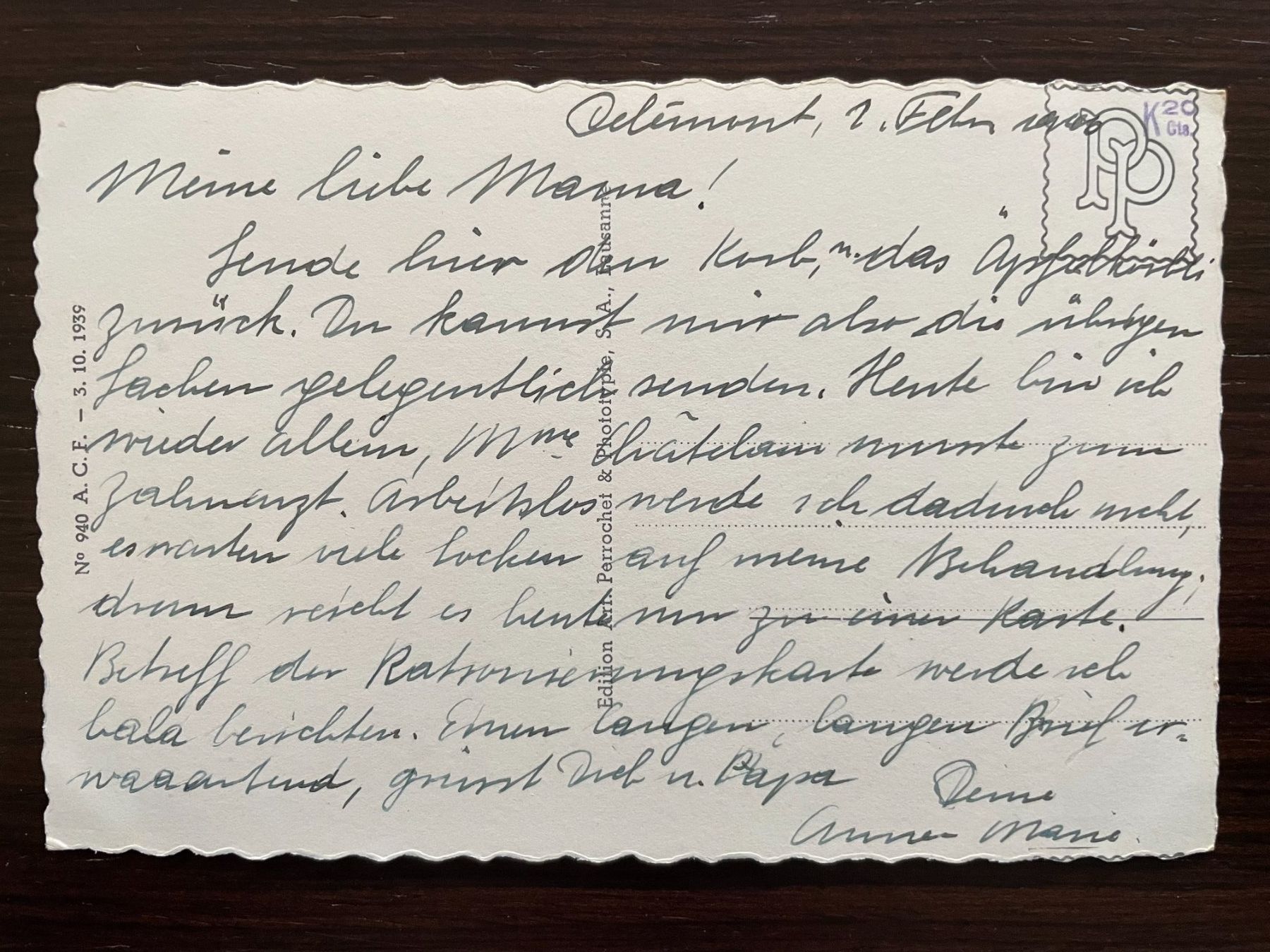 Cartoline postali: DELÉMONT L'Eglise – Usato da Wald ZH venduto da TLILEF 1
