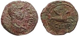 Mysia, Parium, GALLIENUS AE coin (253-268 AD). Capricorn.
