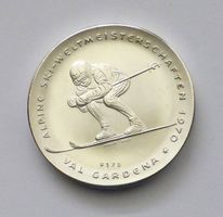 SKI-WM - Val Gardena 1970 - B. RUSSI Abfahrt WM, 35g 999 Ag