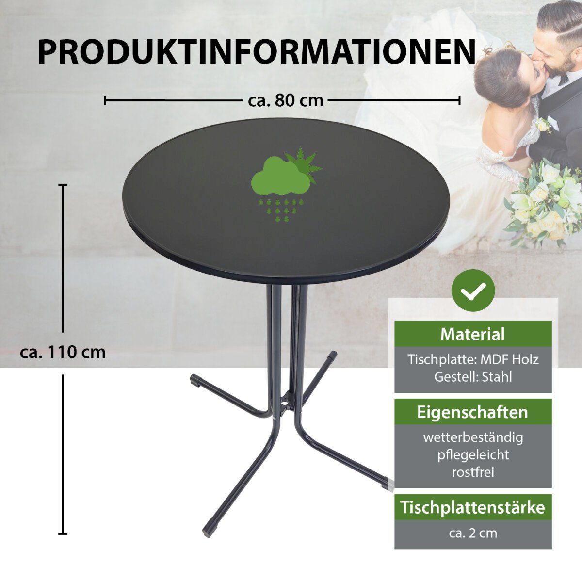 Ladenausstattungen & Messebau: TRUTZHOLM Stehtisch klappbar – Neu und originalverpackt aus Bottighofen von zaap 1