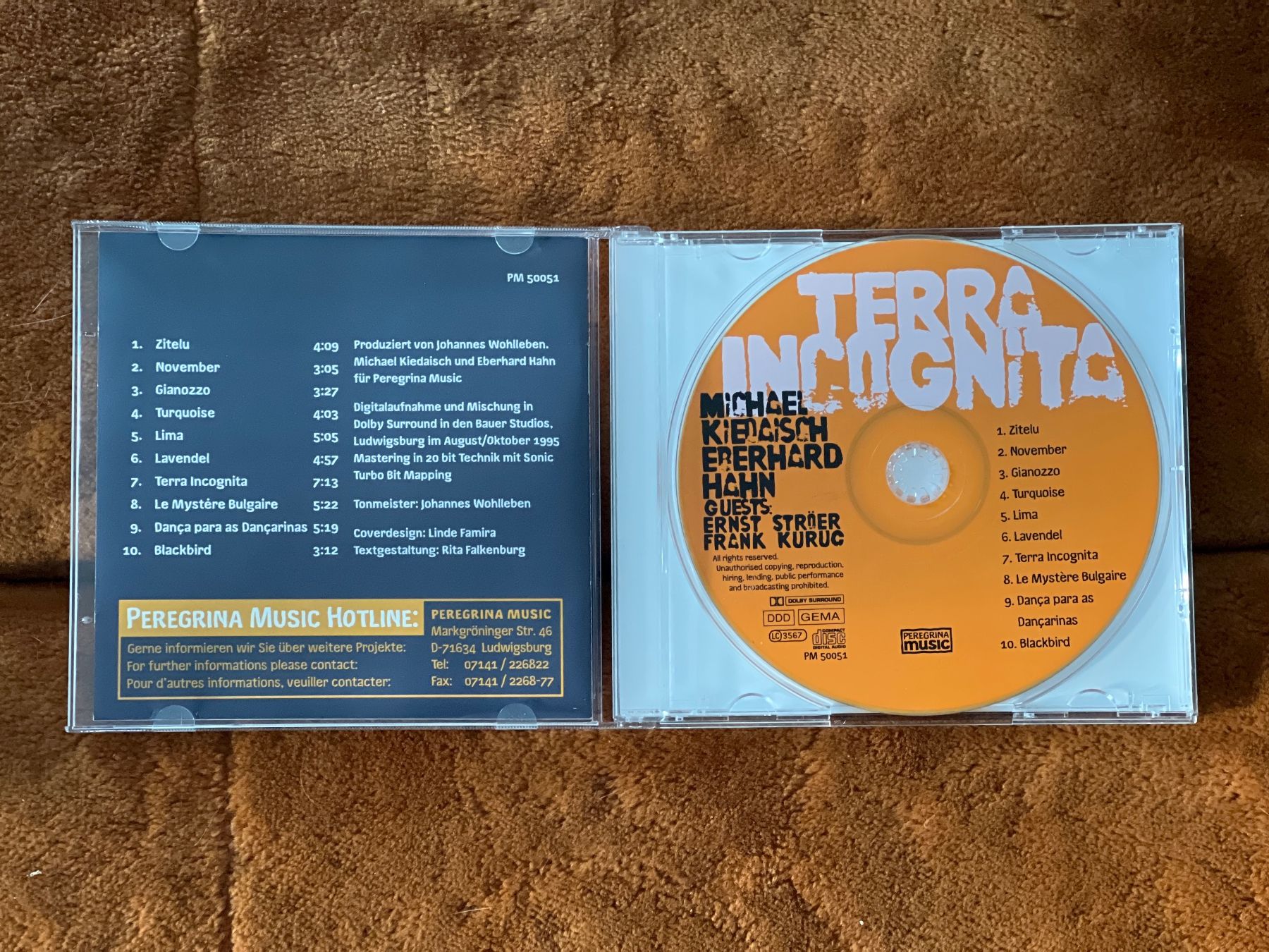 CD: Terra Incognita - Michael Kiedaisch, Eberhard Hahn – Usato da Bouveret venduto da Feelgoodtrading 2