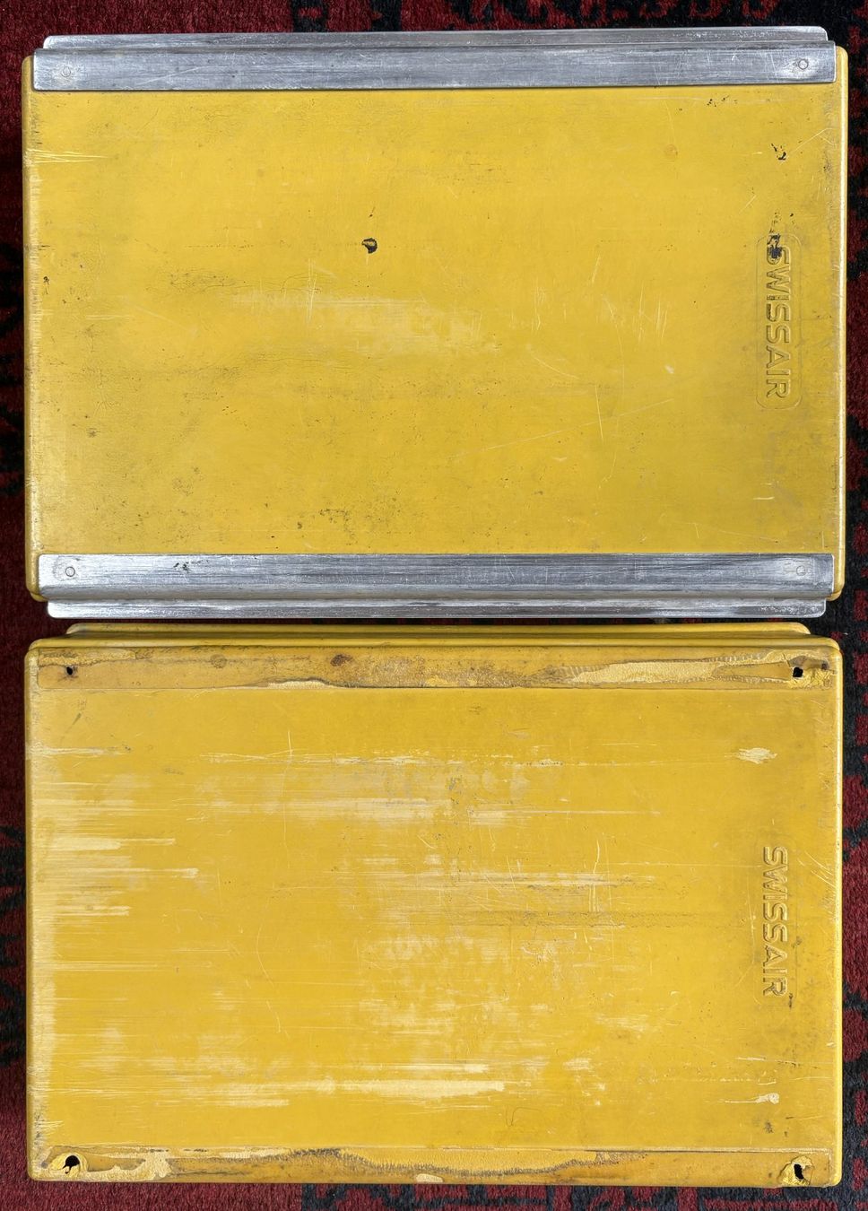 Swissair Altro in Aeronautica: 2 Schubladen Swissair-Trolley – Difettoso da Ebnat-Kappel venduto da pourlemerite 1