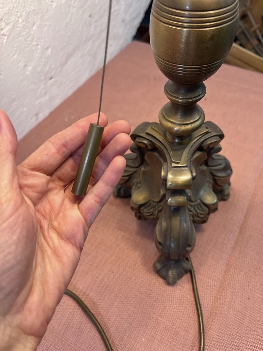 Lampen:  Antike Tischlampe Messing Engel (32) – Gebraucht aus Glattfelden von brockischweiz 7