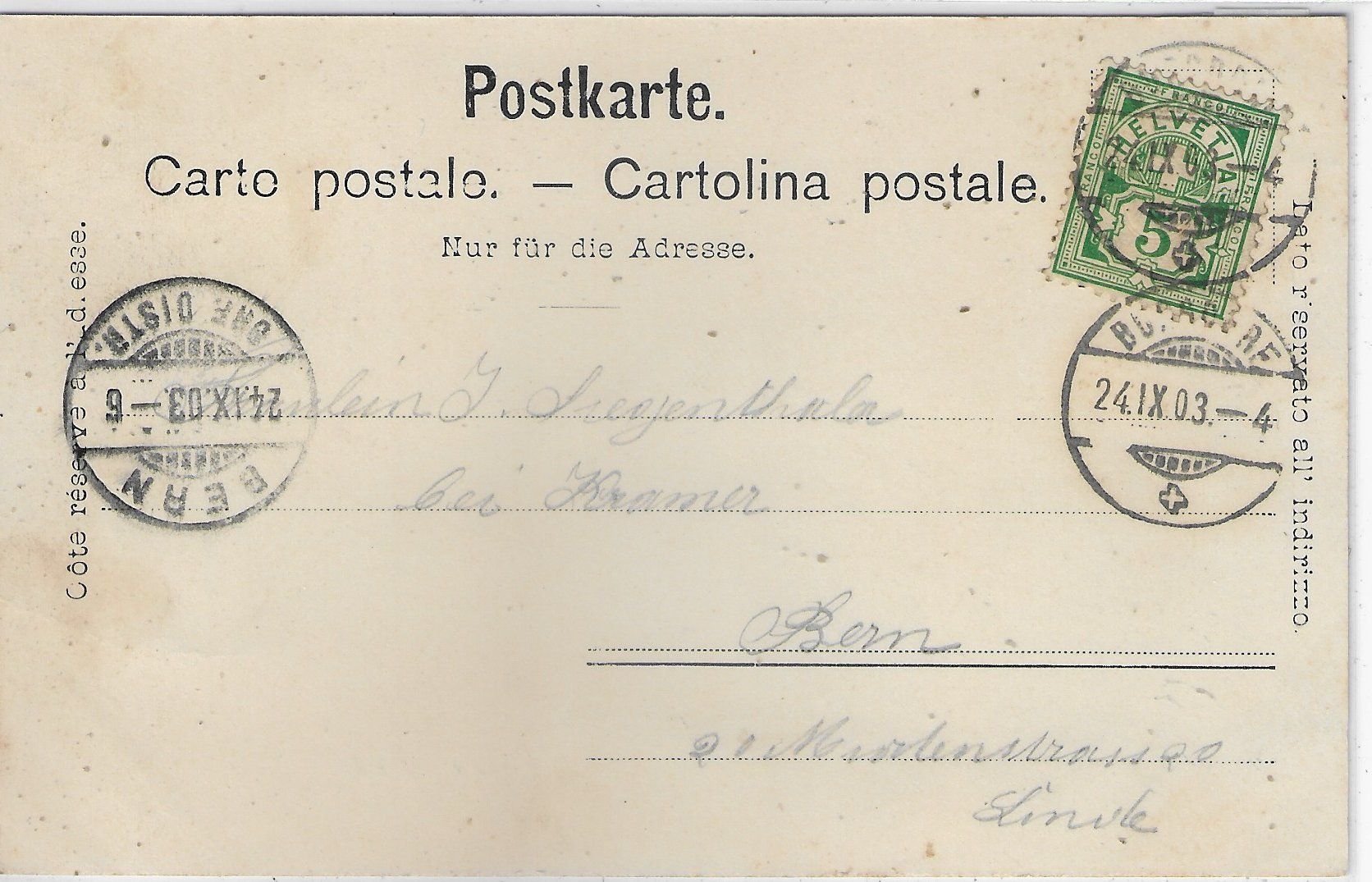 Cartoline postali: Gruss aus Burgdorf – Usato da Ettingen venduto da Kartenplanet 1