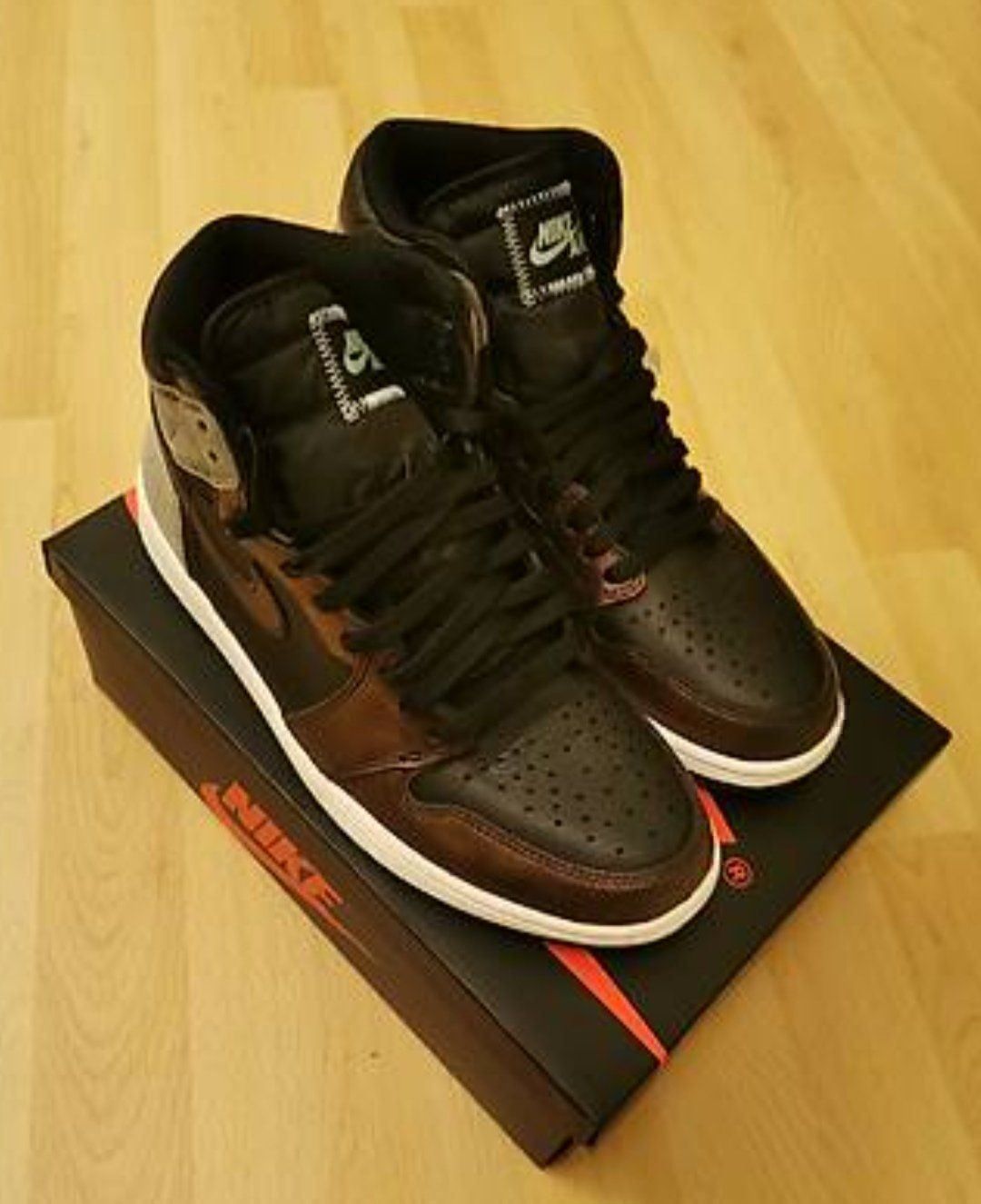 Jordan Herrenschuhe: Nike Air Jordan 1 Patina /Rust Shadow – Neu und originalverpackt aus Lyss von jba_s2my