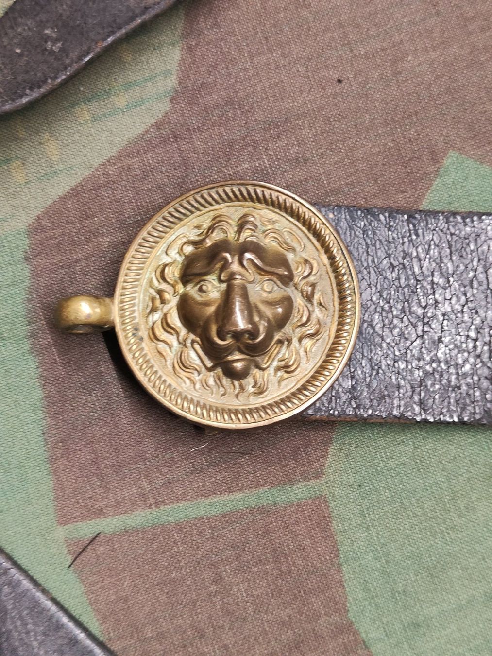 Schweizer Armee Uniformi: Leibgurt Ord. 1852, Ersatzteilspender – Difettoso da Bauma venduto da SwissMilitaria 1