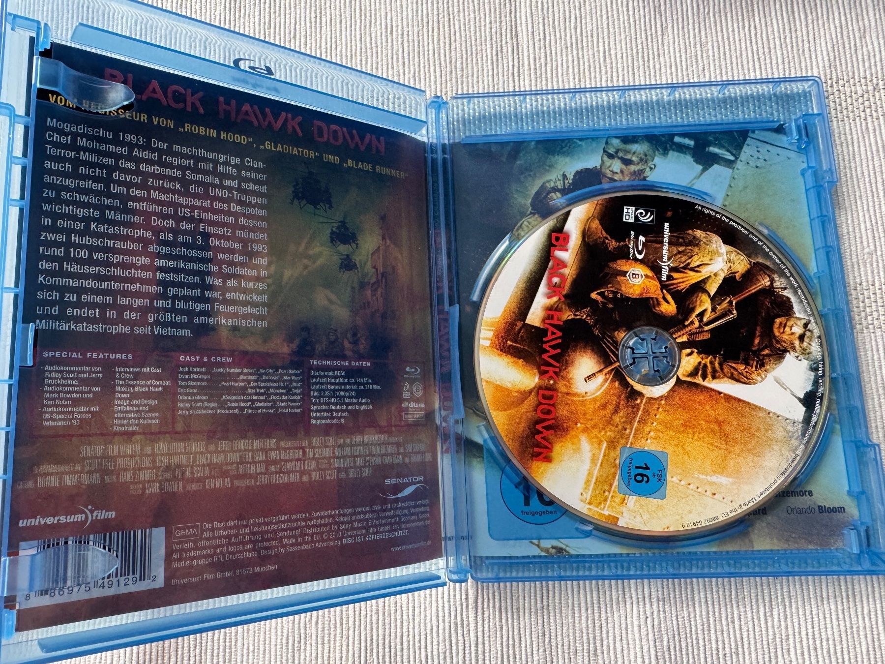 Tutti i DVDs: Black Hawk Down [Blu-ray] – Usato da Arbon venduto da drs64 2