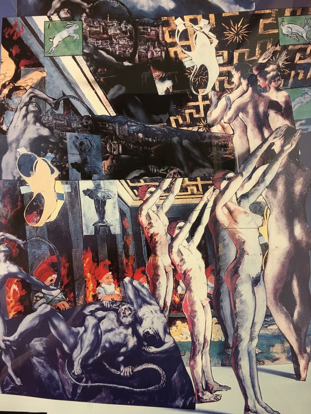 Posters & Illustrations: Interessante Plakat oder Collage ? Ordentlich eingerahmt. – D'occasion à Lanzenhäusern par vic63 2
