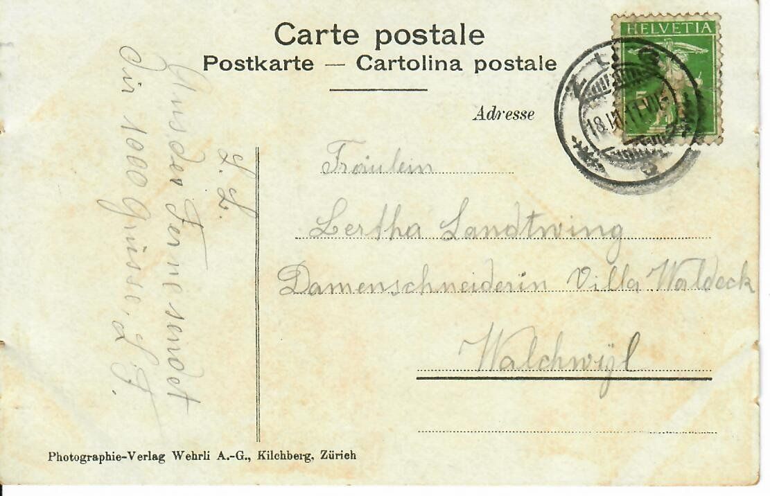 Cartoline postali: Hospental – Usato da Hochdorf venduto da Ziegel-16 1