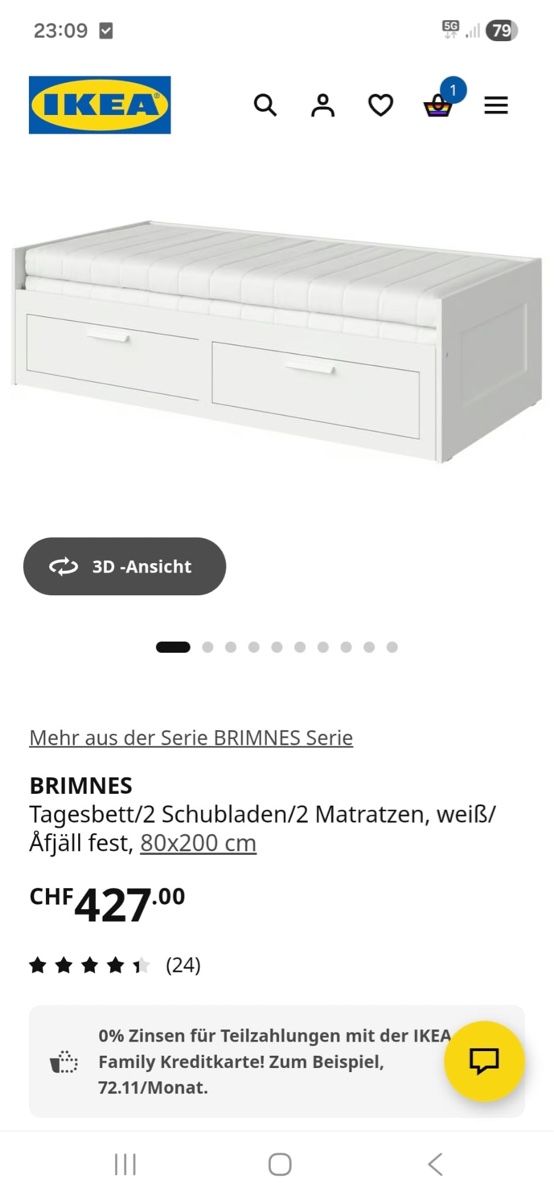 Letti: Ikea Bett – Usato da Zürich venduto da BEFIT83 1