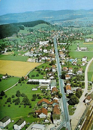 Ansichtskarten: ESCHLIKON Flugaufnahme – Gebraucht aus Jona von philajona