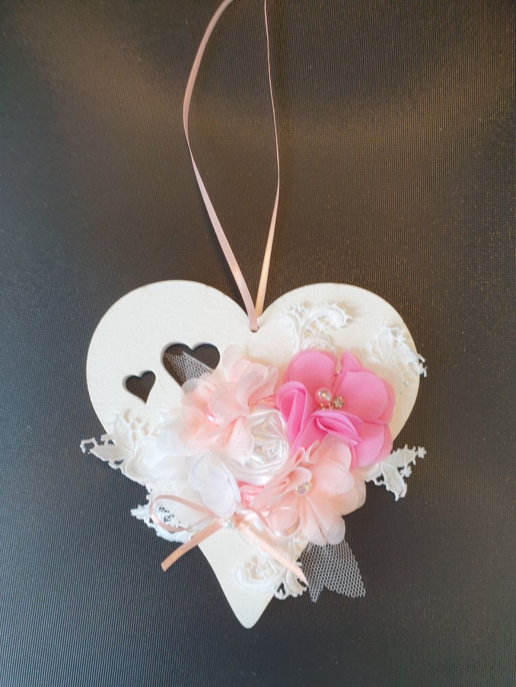 Tutte le decorazioni: Geschenk Herz Deko Shabby Chic Spitze Muttertag Geburtstag – Nuovo e nell'imballaggio originale da Gossau ZH venduto da Goes05 3