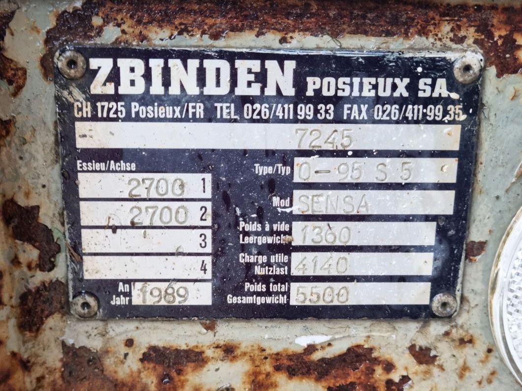 Zbinden Rimorchi: Sachentransportanhänger – Usato da Kirchlindach venduto da Rainer_Zufall_3 1