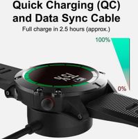 USB Dock Ladegerat Daten Kompatibel Garmin Fenix 7 7S 7X 6
