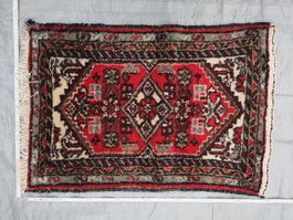 Teppich, Grösse 75x55cm, handgewoben, Wolle