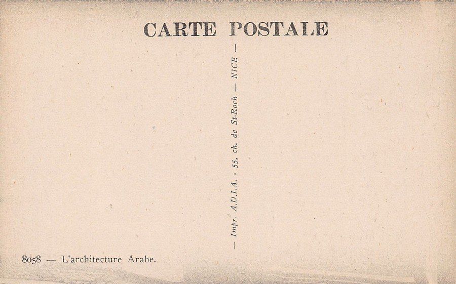 Ansichtskarten: L'architecture Arabe – Gebraucht aus Frauenfeld von POML 1