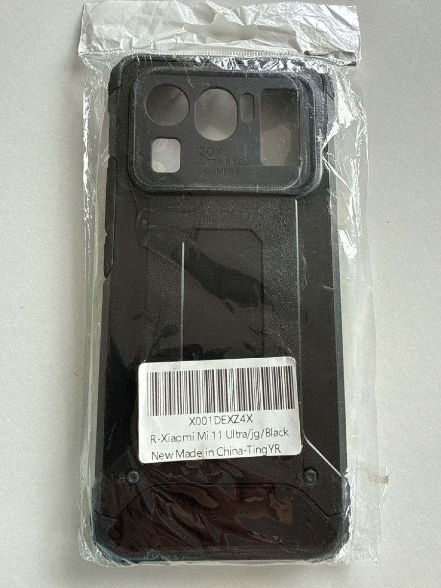 Xiaomi Cover & Protezioni schermo: Xiaomi Mi 11 Ultra Case Black New – Nuovo e nell'imballaggio originale da Wallbach venduto da Nenex
