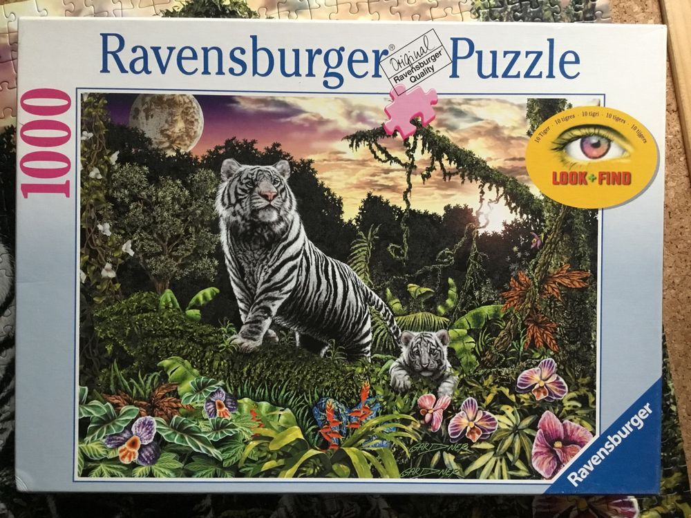 2000er Tiger Puzzle in Originalverpackung (Neu und originalverpackt) in Aarau für CHF 8 - mit