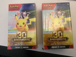 PACK : 2 BUNDLES (12 boosters) pokemon tdg 30th anniversary