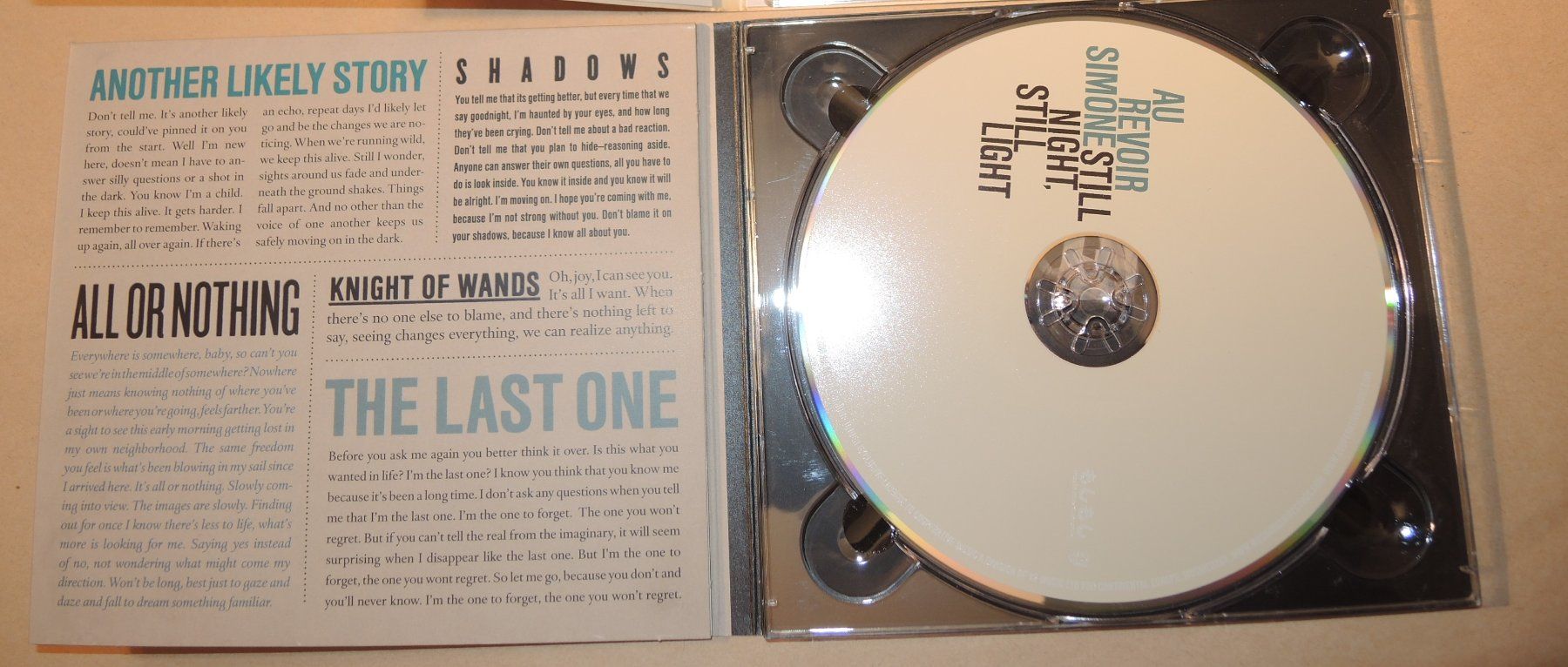 CDs: CD Au Revoir Simone CD Still Night, Still Light – Gebraucht aus Rorschach von maeck8 1