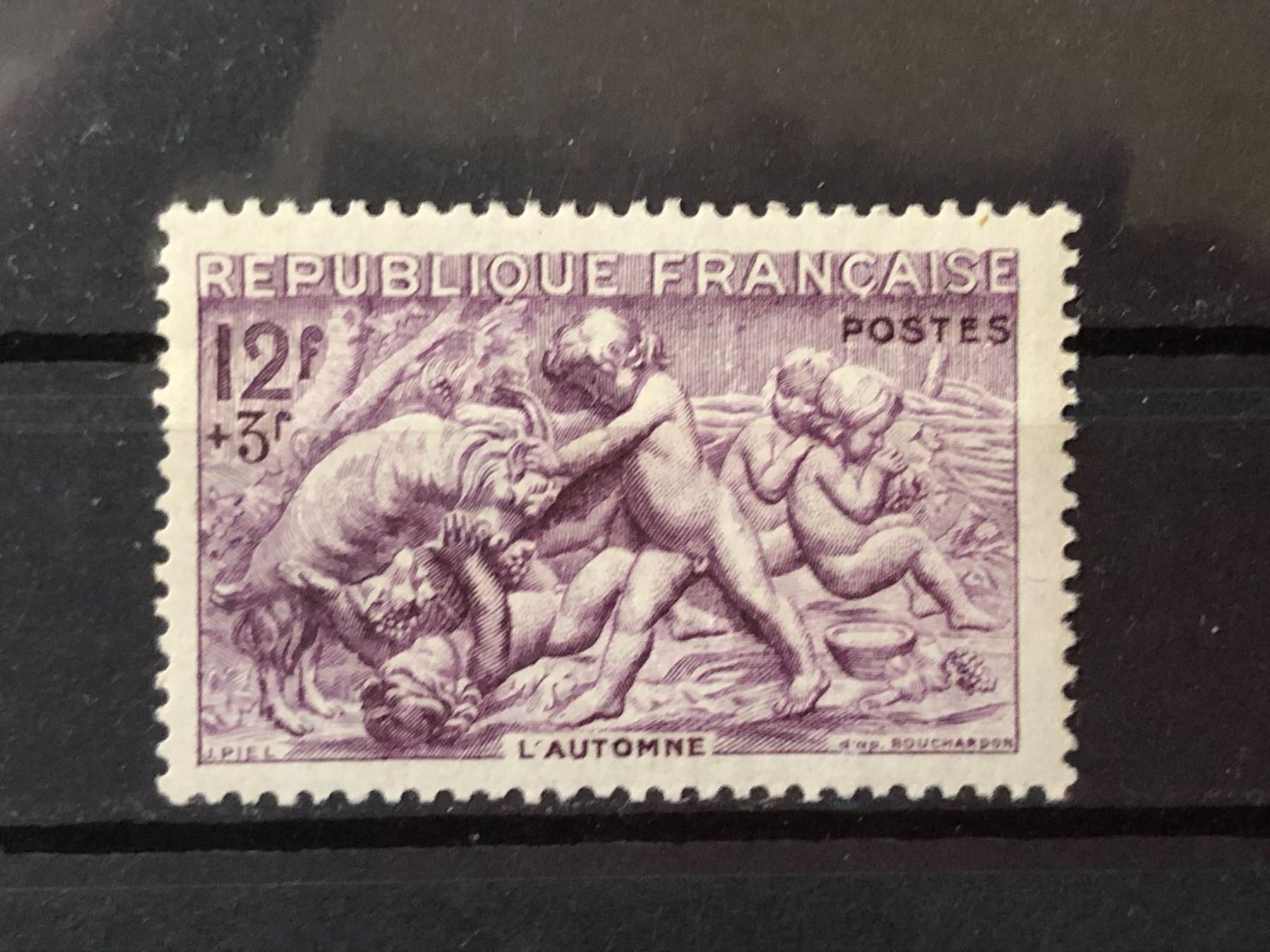 Tutti i francobolli: Série complète saison bas-reliefs 1949** – Nuovo e nell'imballaggio originale da Lausanne venduto da ffhoud 3
