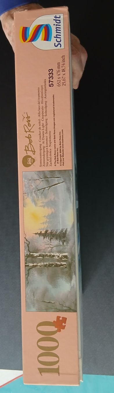 Puzzle: Bob Ross Puzzle, Winterlandschaft, 1000 Teile, Schmidt – Usato da Basel venduto da lex_jd5s 1