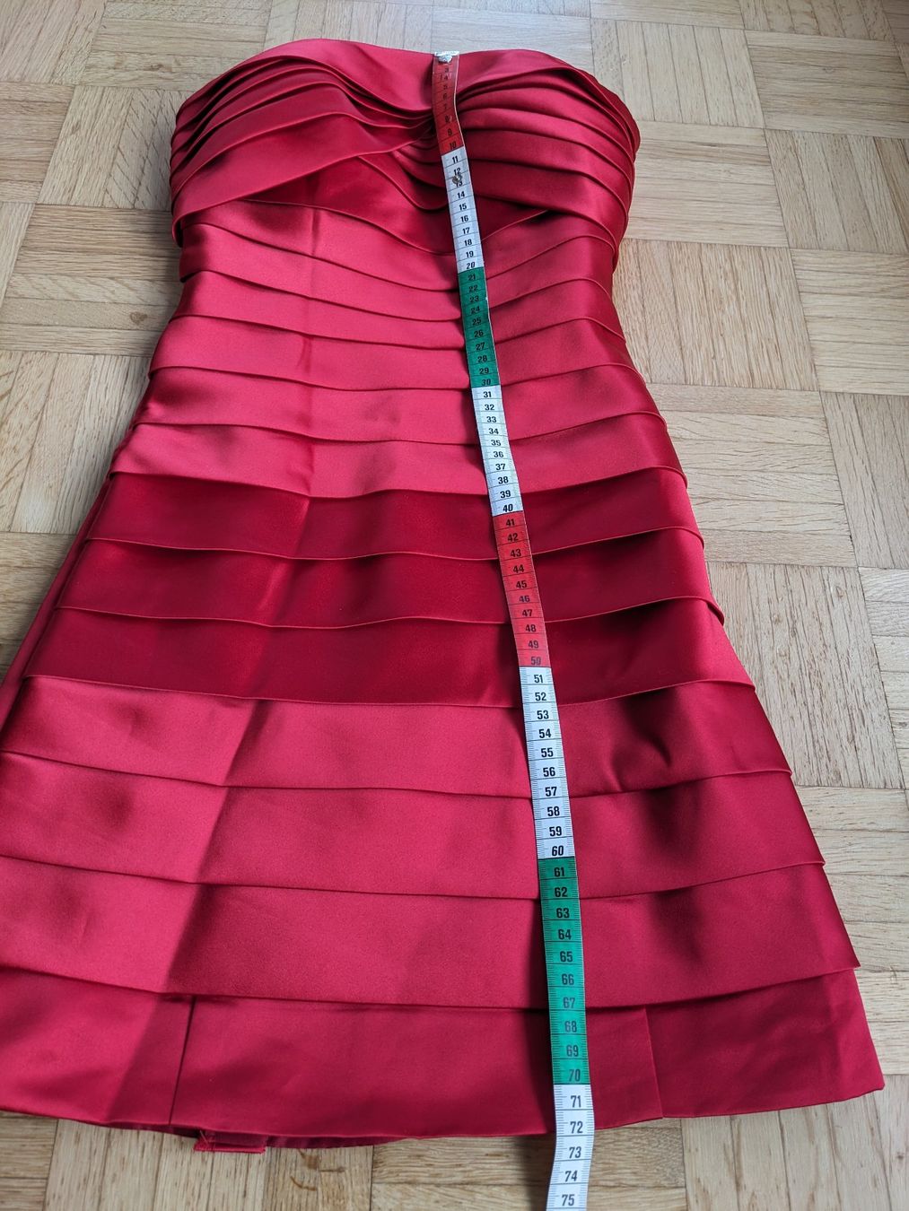 Vestiti: trägerloses rotes Cocktailkleid XS – Nuovo (secondo la descrizione) da Lengnau AG venduto da Nathi88 3