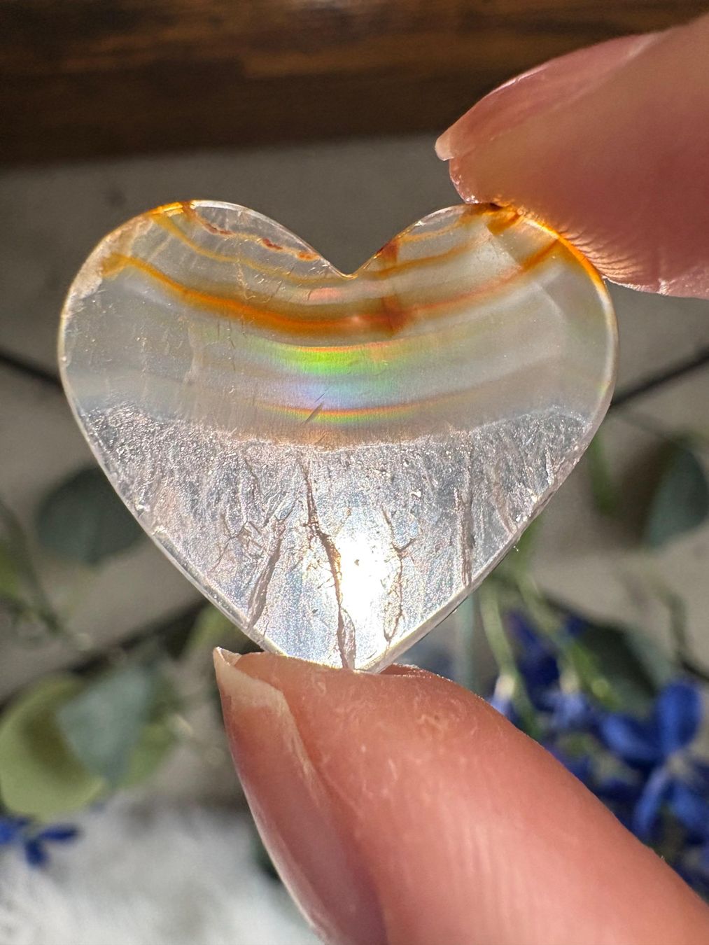 Minéraux & Lithothérapie: Iris Achat Stein -  Iris agate – Neuf avec emballage d'origine à Neuheim par m.hald 2