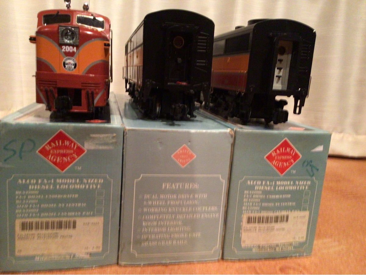 Modellini di ferrovie: Aristocraft FA1/FB1/FA1 Combo der SP Railway Spur G – Usato da Gross venduto da Romagross 5