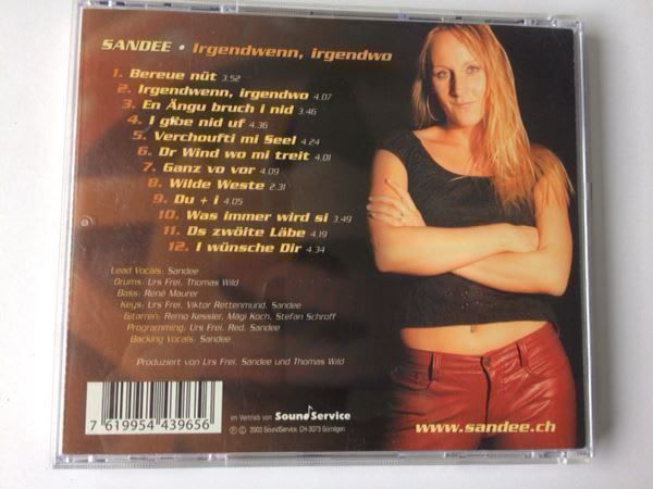 CDs: Sandee CD - irgendwenn, irgendwo – Gebraucht aus Oberried Brienz von Chyara 1