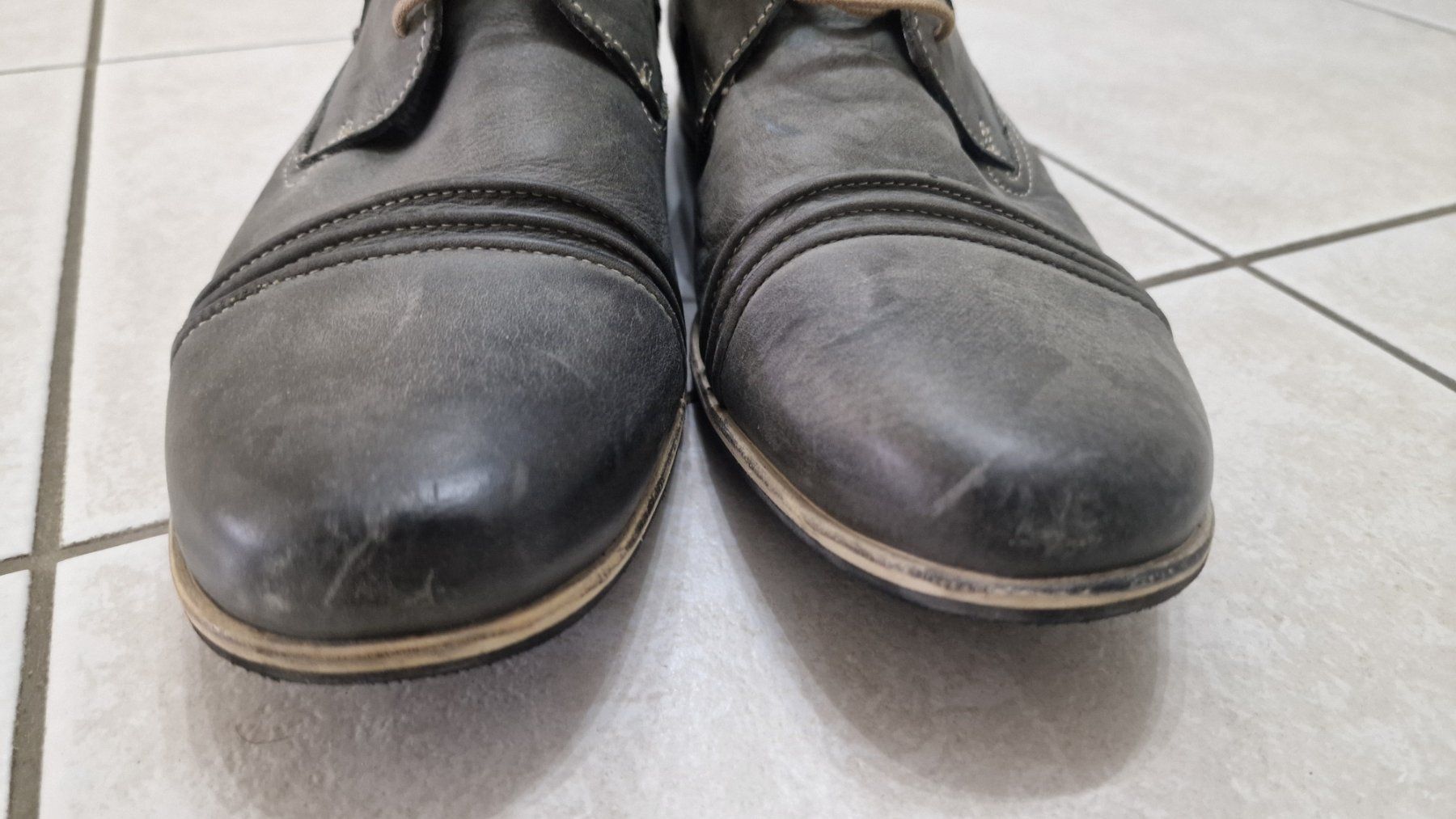 Roberto Santi Herrenschuhe: GRAU LEDER SCHUHE GR:43  GÜNSTIG – Gebraucht aus Waldenburg von suzukibl 7