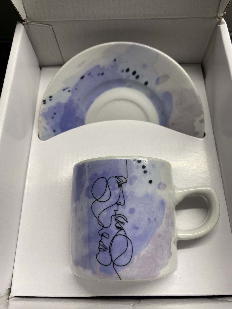 Pfister Tazze: Exklusive Kaffeetasse mit Unterteller, neu & OVP – Nuovo e nell'imballaggio originale da Eich venduto da ka_st 1