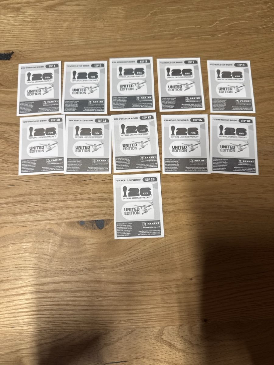 Panini Carte collezionabili: Panini Klebe Bilder WM 2026 Spanien – Nuovo (secondo la descrizione) da Gamsen venduto da Lionel321 1