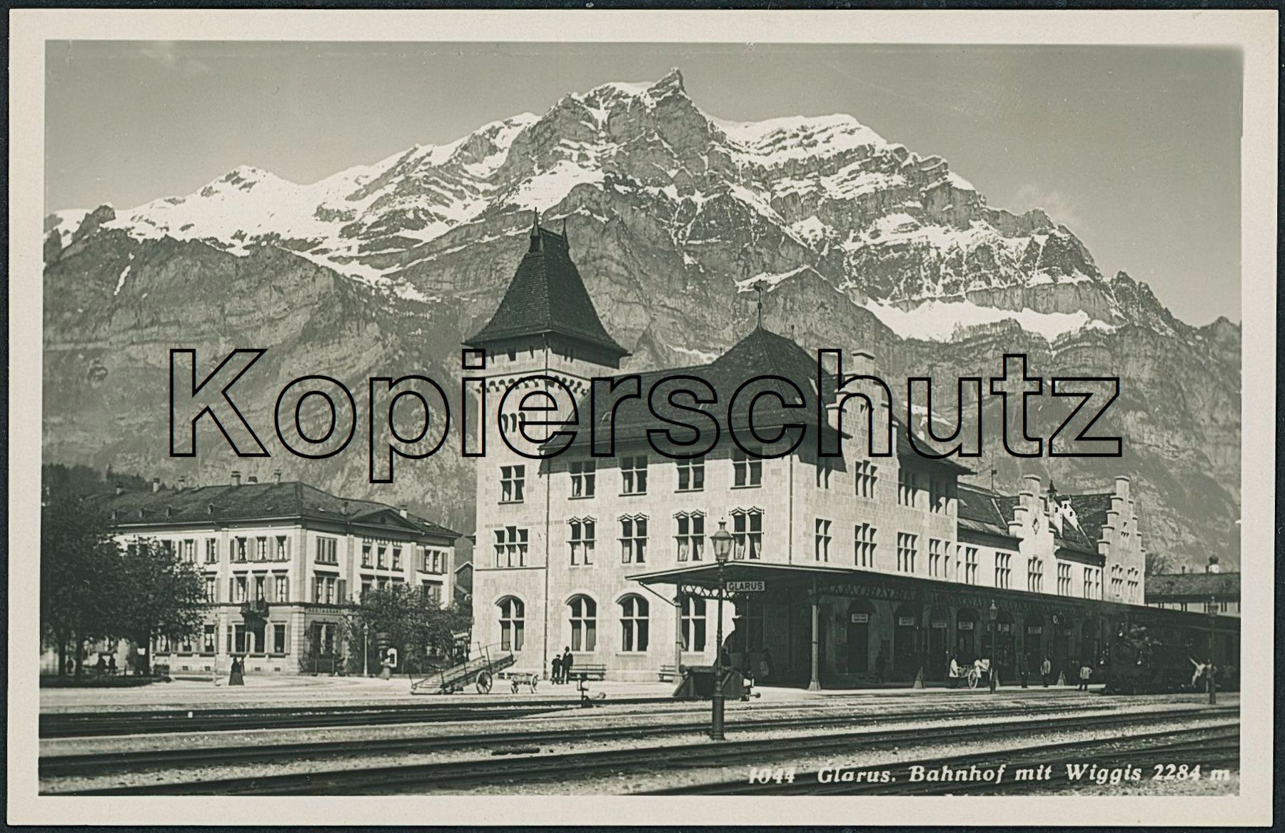 Cartes postales: GLS Glarus - Bahnhof - Bahn – Neuf (Voir description) à Schindellegi par dormay