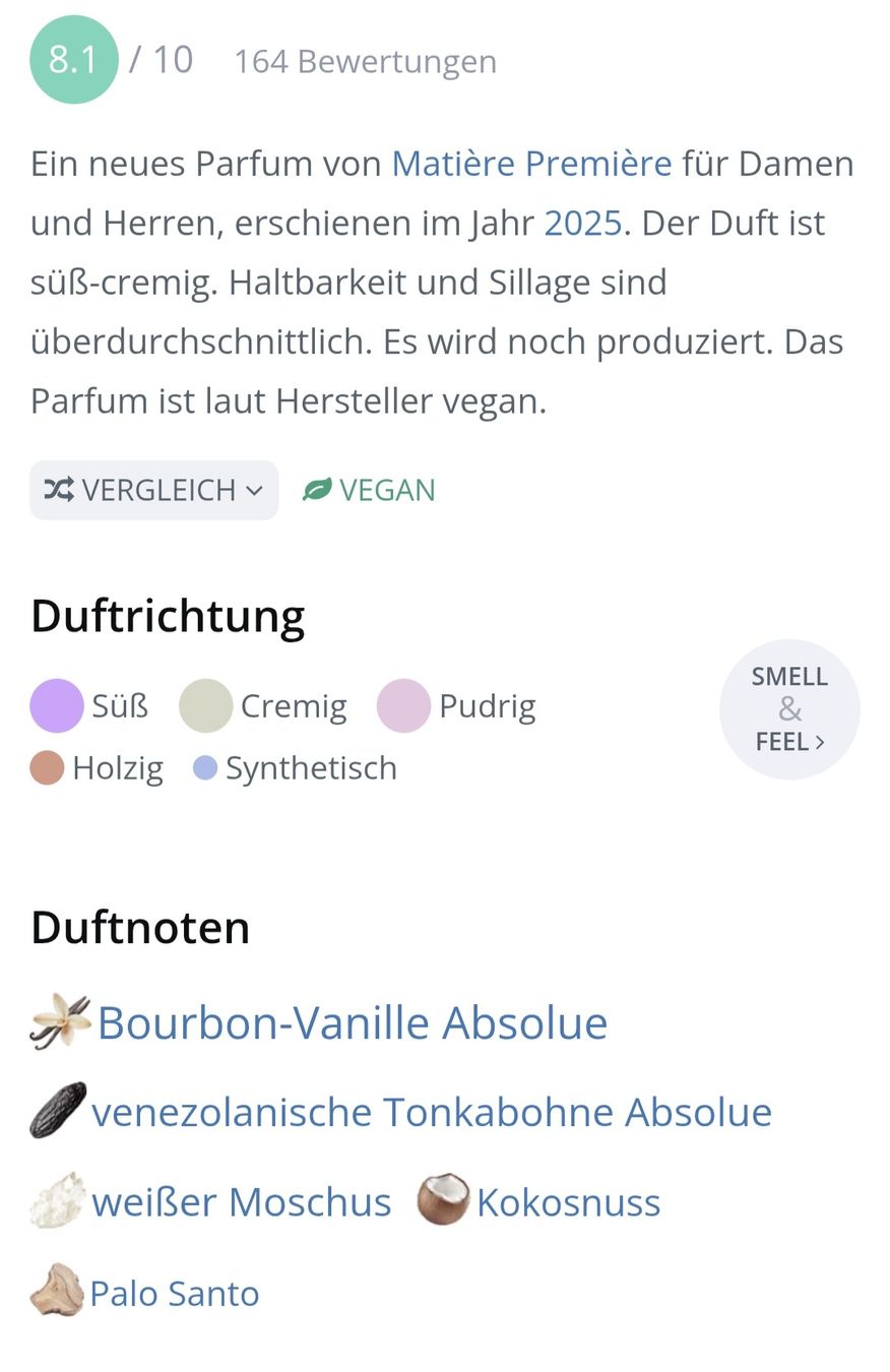 Profumi & Eau de Toilette: 5 ml VANILLA POWDER EXTRAIT MATIERE PREMIERE ABFÜLLUNG – Nuovo (secondo la descrizione) da St. Gallen venduto da CaliSunshine 2