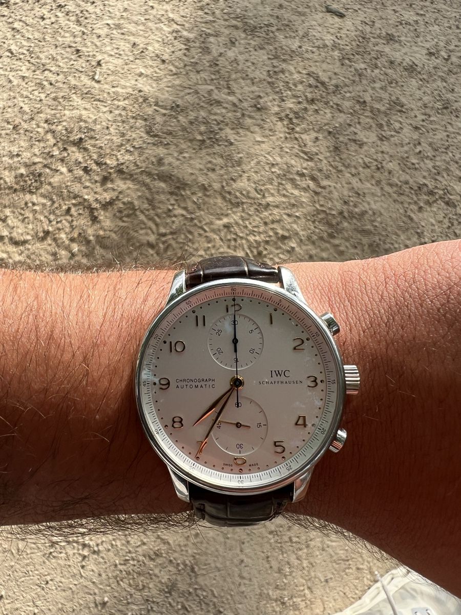 IWC Orologi: IWC Portuguese Chronograph 3714-01 – Usato da Lausanne venduto da Afaq 4