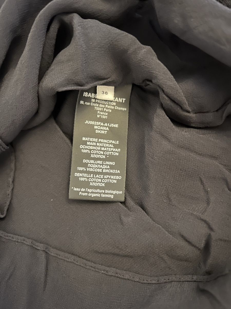 Isabel Marant Gonne: Isabel Marant Etoile Rock Grösse 36 schwarz Ruffles mit  – Usato da Zürich venduto da sop_xbd7 5