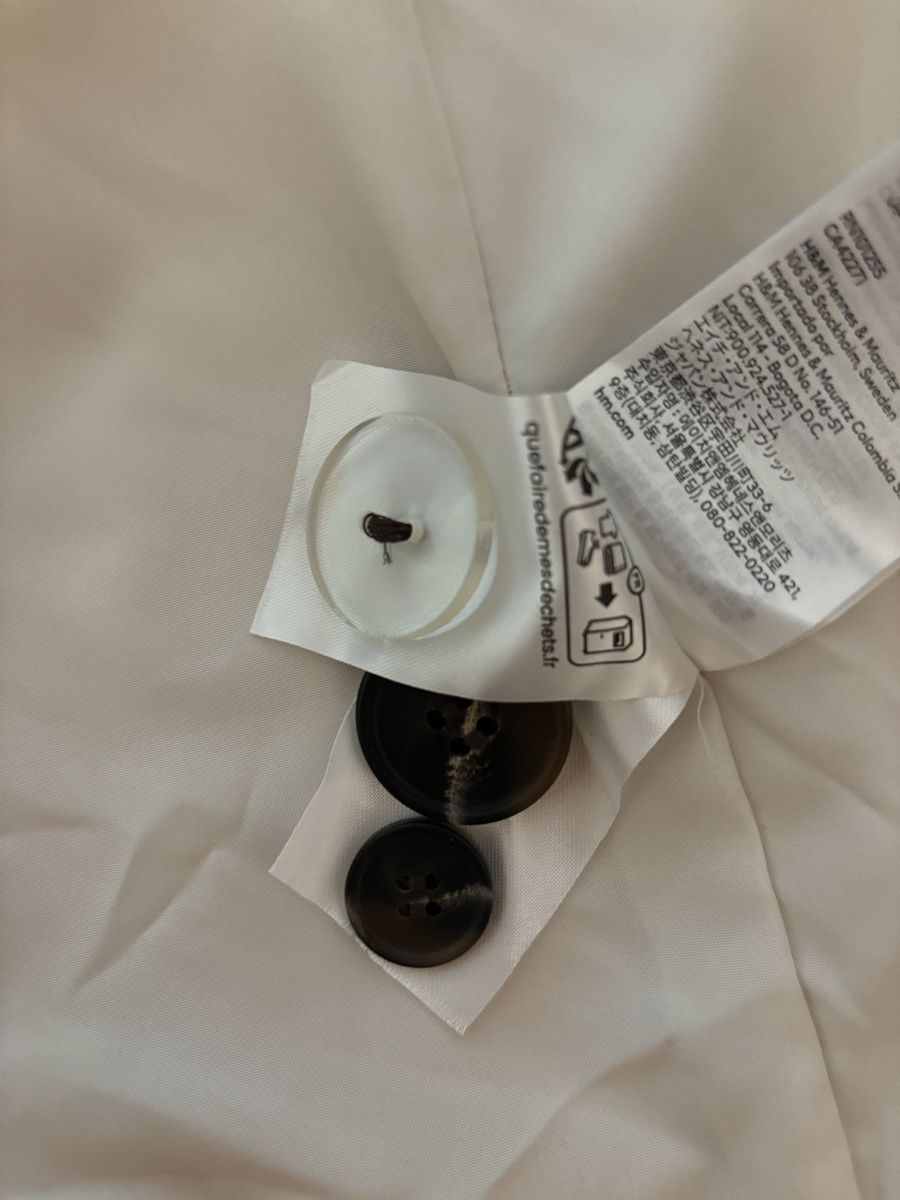 H&M Mäntel: Mantel Creme – Neu (gemäss Beschreibung) aus Russikon von sve_v78w 3