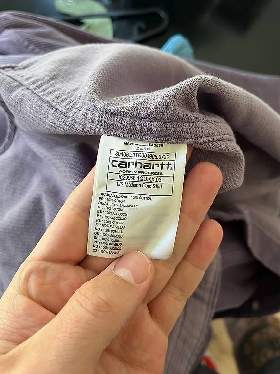 Carhartt Camicie: Carhartt Hemd Madison – Usato da Allschwil venduto da Sebastian2019 3